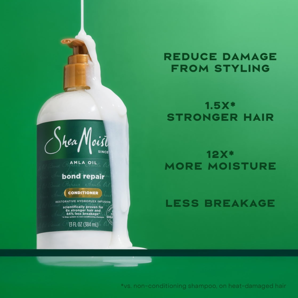 shea moisture amla oil bond repair conditioner strengthen repair damaged hair smooth soft healthy shine