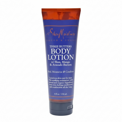 Shea moisture groom shave three butters body lotion for men deep moisturizing skin care 236ml