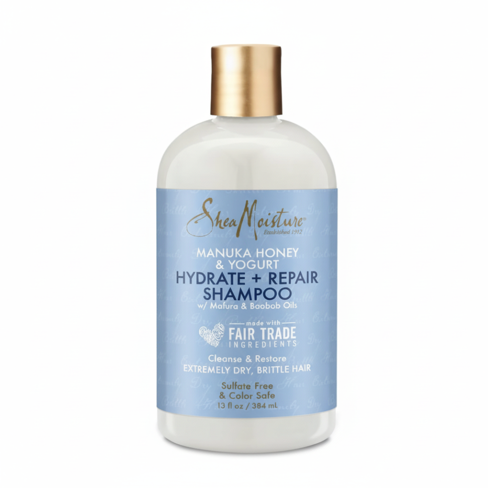 shea moisture manuka honey yoghurt shampoo hydrate repair dry damaged hair soft smooth shine