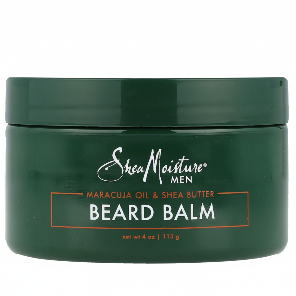 shea moisture men beard balm maracuja oil shea butter nourish style soft hold grooming beard care product