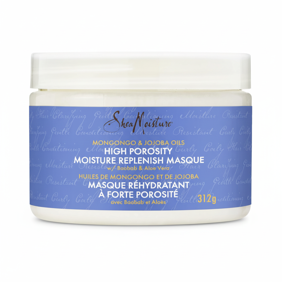 Shea moisture mongongo hemp seed oils hair masque high porosity deep repair hydration 312g