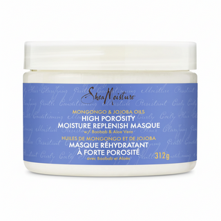 Shea moisture mongongo hemp seed oils hair masque high porosity deep repair hydration 312g