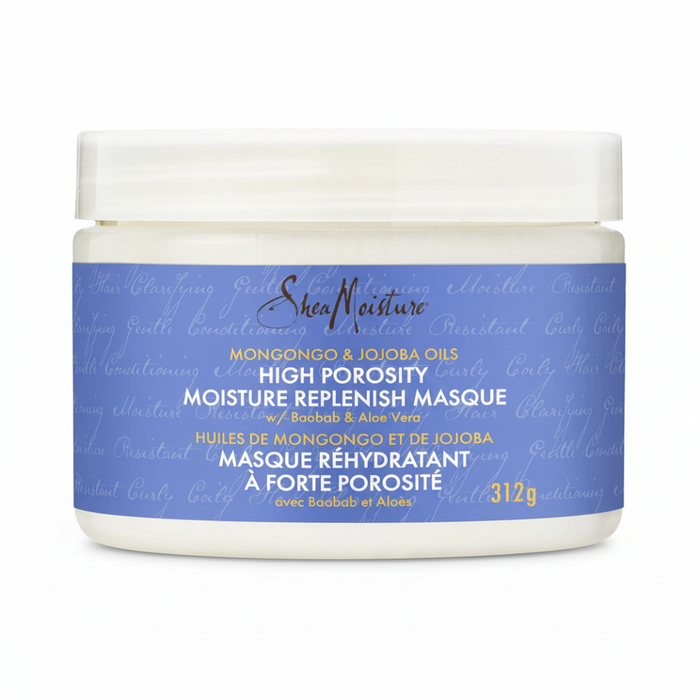 Shea moisture mongongo hemp seed oils hair masque high porosity deep repair hydration 312g