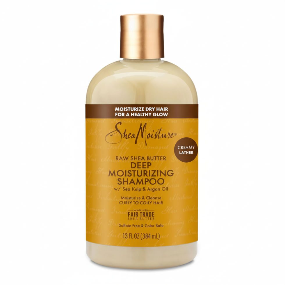 shea moisture raw shea butter shampoo deep moisturizing 3x hydration dry hair soft smooth shine