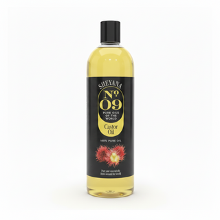 sheyana castor oil 100 percent pure 500ml hair growth deep nourishment strengthening hair oil