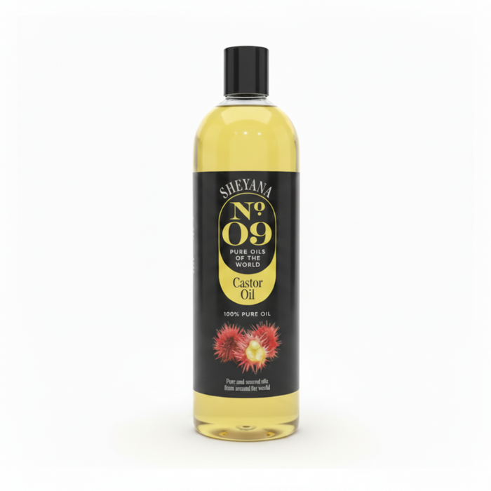 sheyana castor oil 100 percent pure 500ml hair growth deep nourishment strengthening hair oil