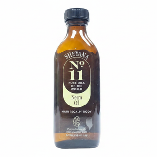 sheyana neem oil 100 percent pure for scalp cleansing dandruff and hair care oil