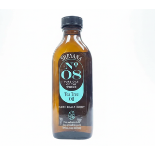 sheyana tea tree oil 100 percent pure for scalp cleansing dandruff and hair care oil