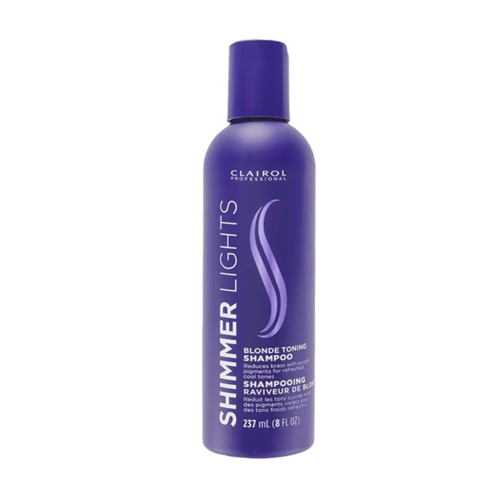 Shimmer lights blonde toning shampoo 237ml for brass control bright cool blonde silver hair