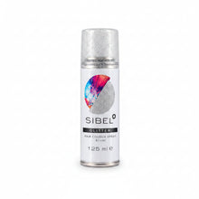 Sibel glitter hair colour spray silver 125ml temporary silver glitter spray for sparkle shine party styling look