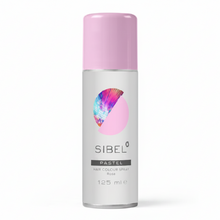 Sibel pastel hair colour spray rose 125ml temporary rose pink pastel hair spray for soft wash out styling and trendy color look