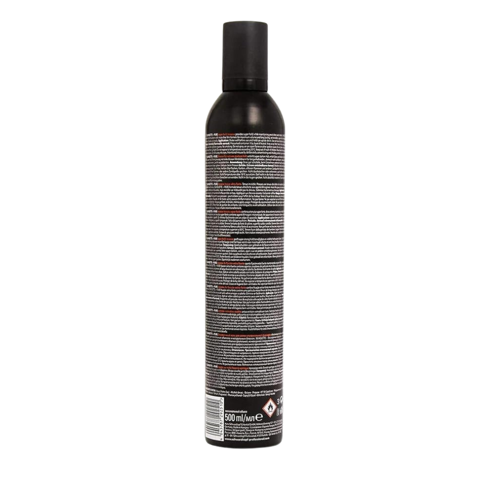 Silhouette by Schwarzkopf Super Hold Mousse 500ml for maximum hold and long lasting hair volume styling