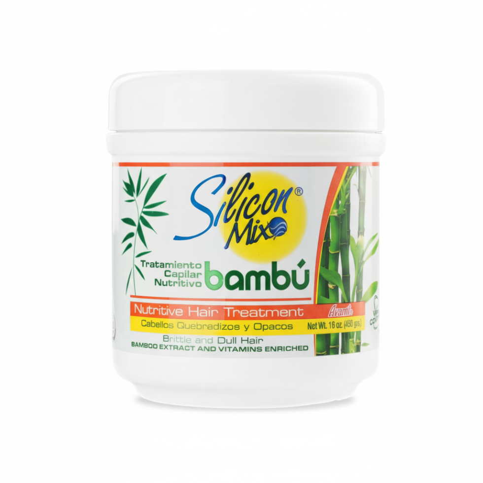Silicon Mix bambu nutritive hair treatment deeply repairs and adds shine to hair