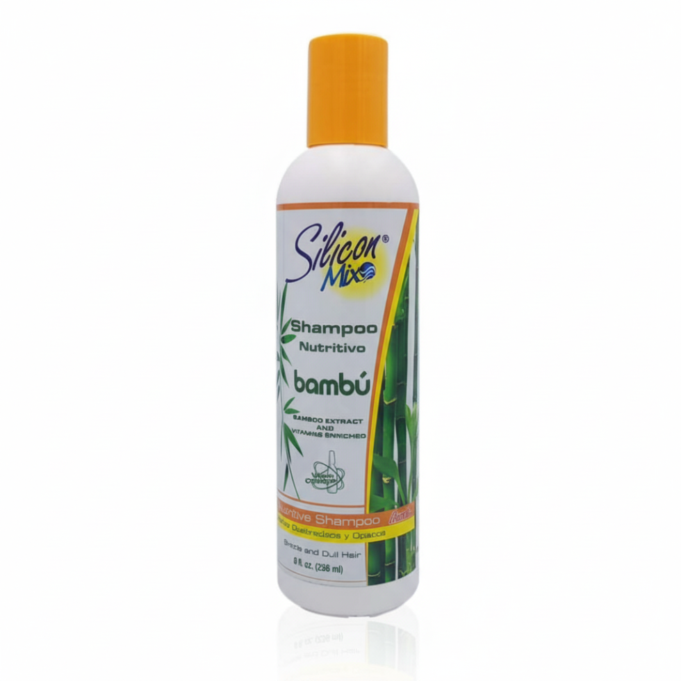 Silicon Mix bambu shampoo nutritivo nourishes and strengthens damaged hair