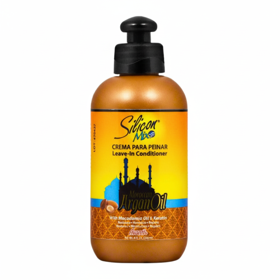 Silicon Mix Moroccan argan oil leave in conditioner for repair shine and smooth hair
