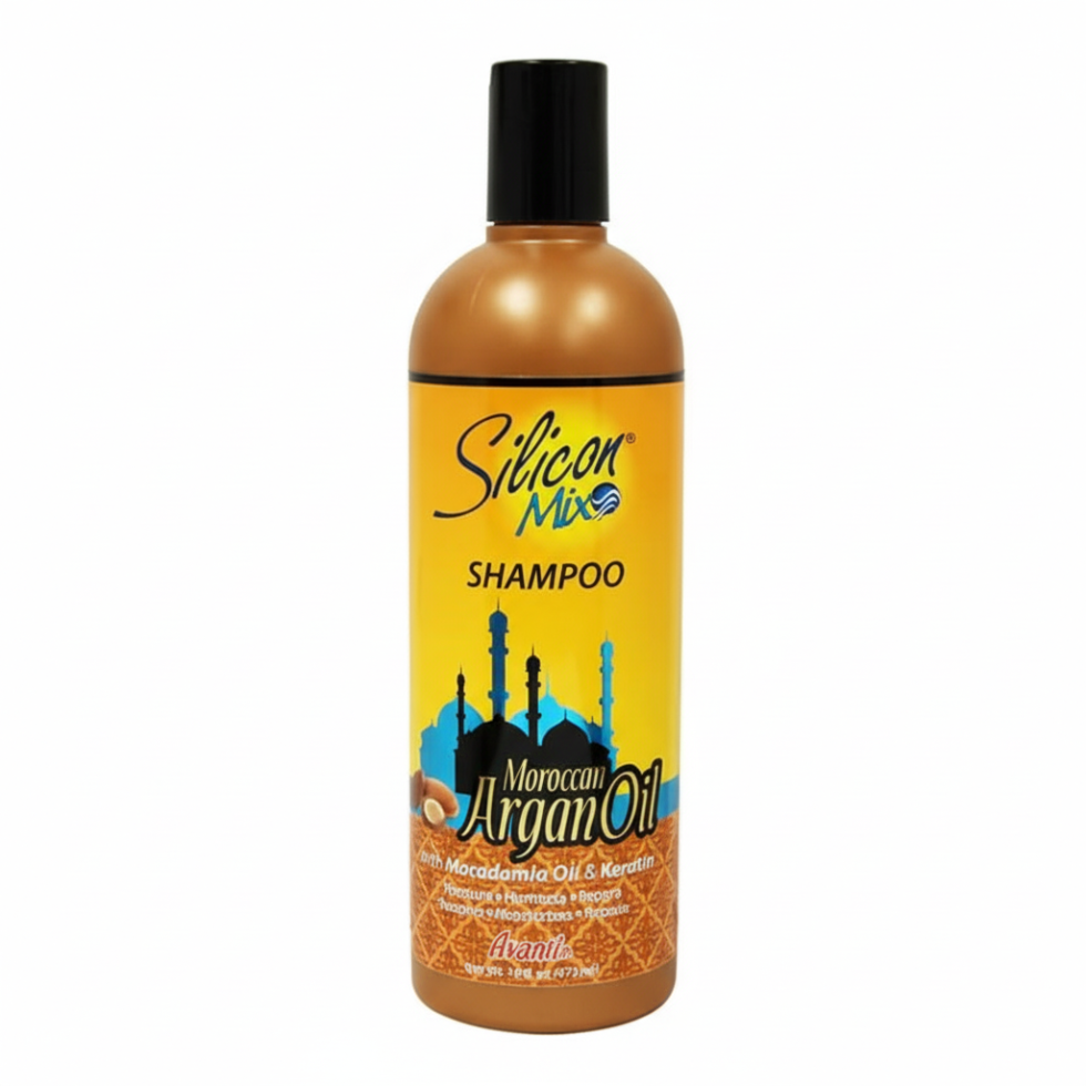 Silicon Mix Moroccan argan oil shampoo for repair moisturize and shiny healthy hair