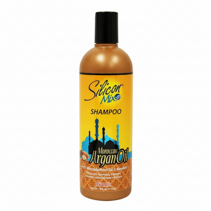 Shampooing à l'huile d'argan marocaine Silicon Mix 16 oz.