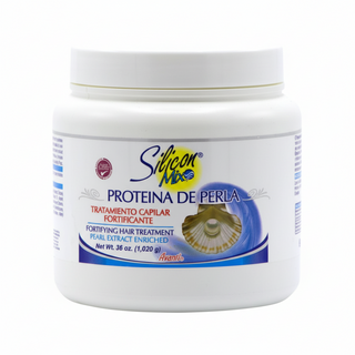 Silicon Mix proteina de perla hair mask repairs and adds shine to damaged hair