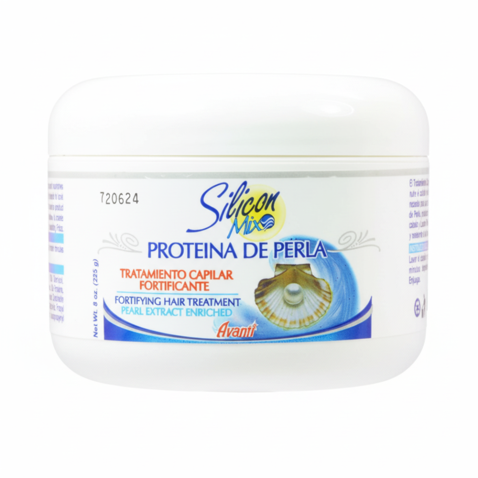 Silicon Mix proteina de perla hair mask repairs and adds shine to damaged hair