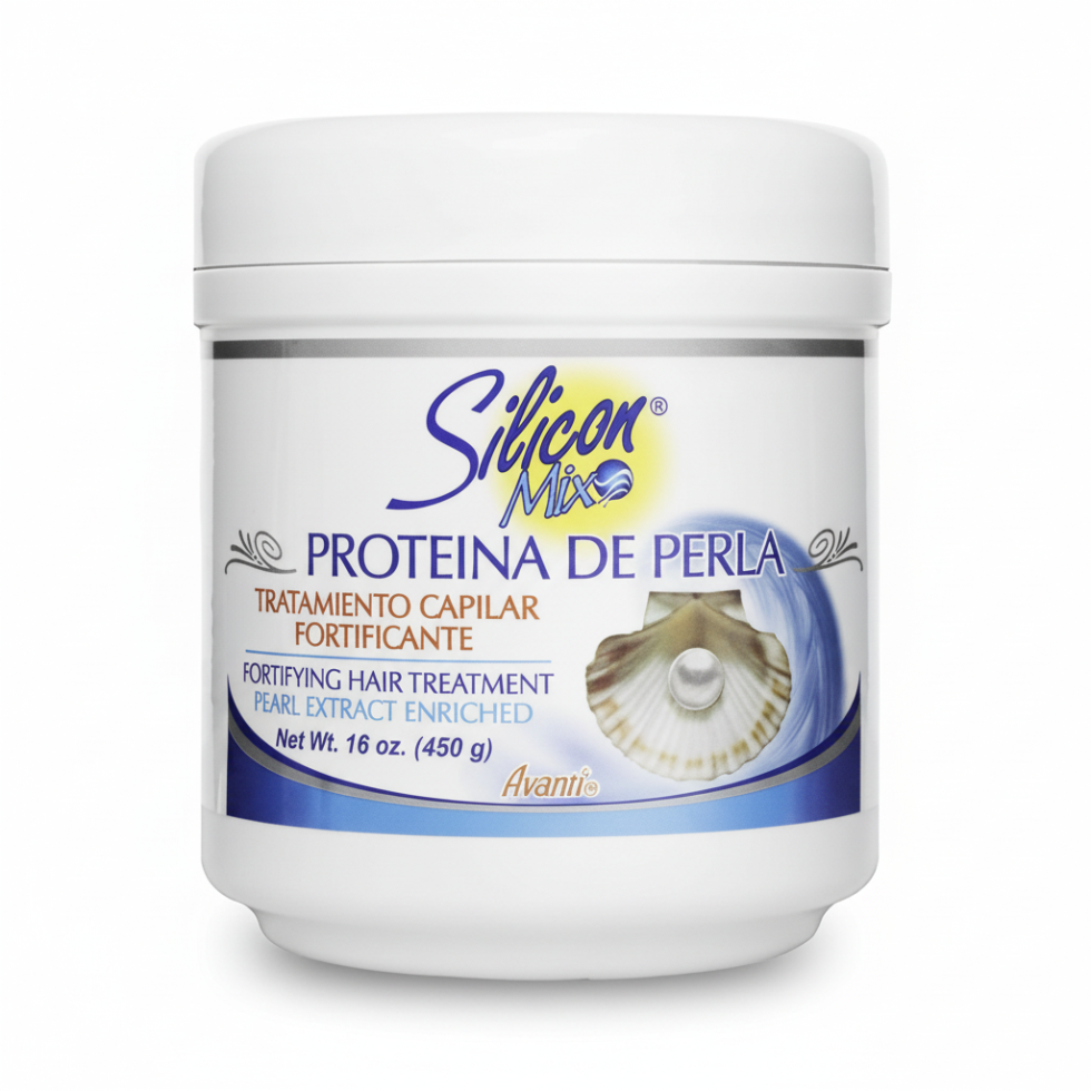 Silicon Mix proteina de perla hair mask repairs and adds shine to damaged hair
