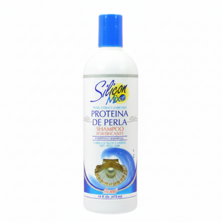 Silicon Mix proteina de perla fortifying shampoo strengthens and nourishes damaged hair