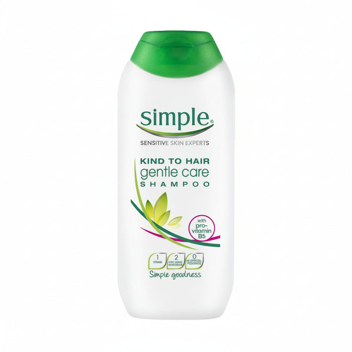 Simple Gentle Care Shampoo 200ml | Mild Cleansing Shampoo for Sensitive Hair
