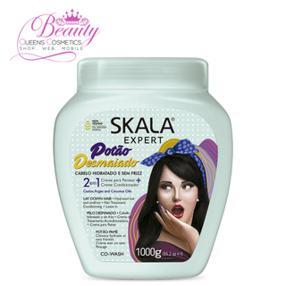 Skala Expert Creme 2 em 1 Potão Desmaiado 1000ml- Anti-Frizz Vegan Hair Treatment