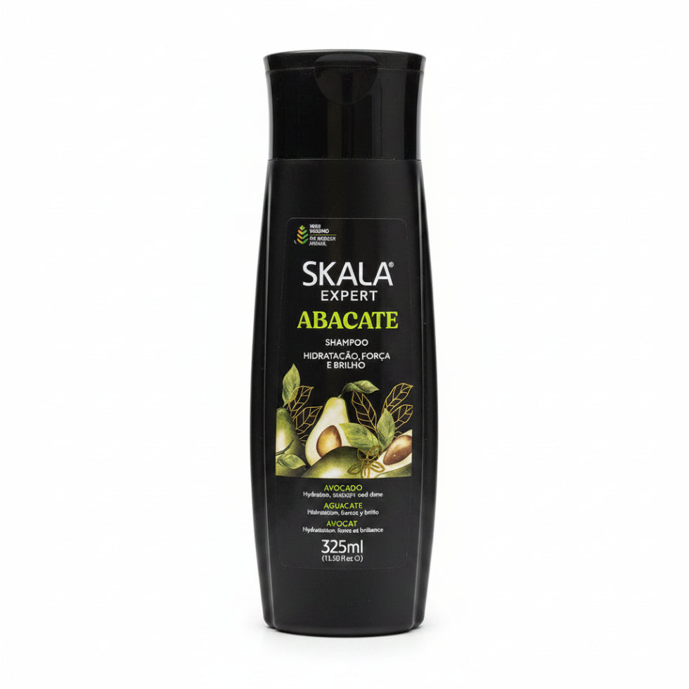 Skala avocado vitamin bomb shampoo 325ml hydration strength shine and frizz control cleanser for soft healthy and smooth hair