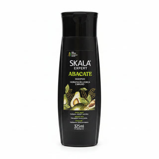 Skala avocado vitamin bomb shampoo 325ml hydration strength shine and frizz control cleanser for soft healthy and smooth hair