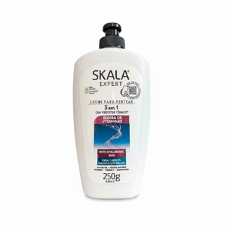 Skala expert 3 in 1 bomba de vitaminas 250g vitamin boost strength and shine care leave in hair treatment for soft smooth and healthy hair