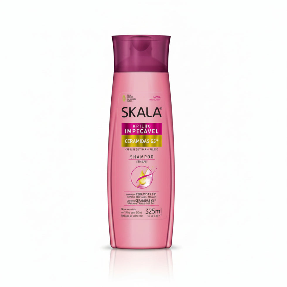 Skala ceramidas shampoo 325ml shine boost cuticle sealing and frizz control cleanser for smooth healthy and shiny hair