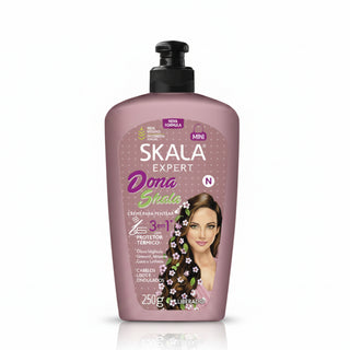 Skala leave in conditioner dona skala 250g curl definition frizz control and heat protection for soft smooth and healthy curly hair styling care