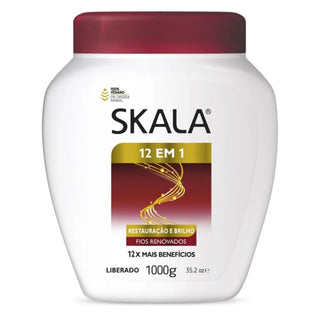 Skala Expert 12 in 1 hair treatment mask 35.3 fl oz repair hydration frizz control and shine care for soft smooth healthy hair