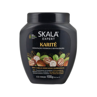 Skala karité hair treatment conditioning cream 1000g deep hydration frizz control and hair repair care for soft smooth healthy looking hair