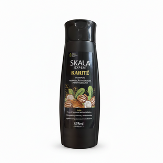 Skala karité shampoo 325ml shea butter hydrating shampoo for dry hair frizz control and soft smooth healthy looking hair care