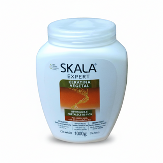 Skala keratina vegetal hair treatment cream 1000g strength and repair mask for damaged hair frizz control and healthy looking smooth hair