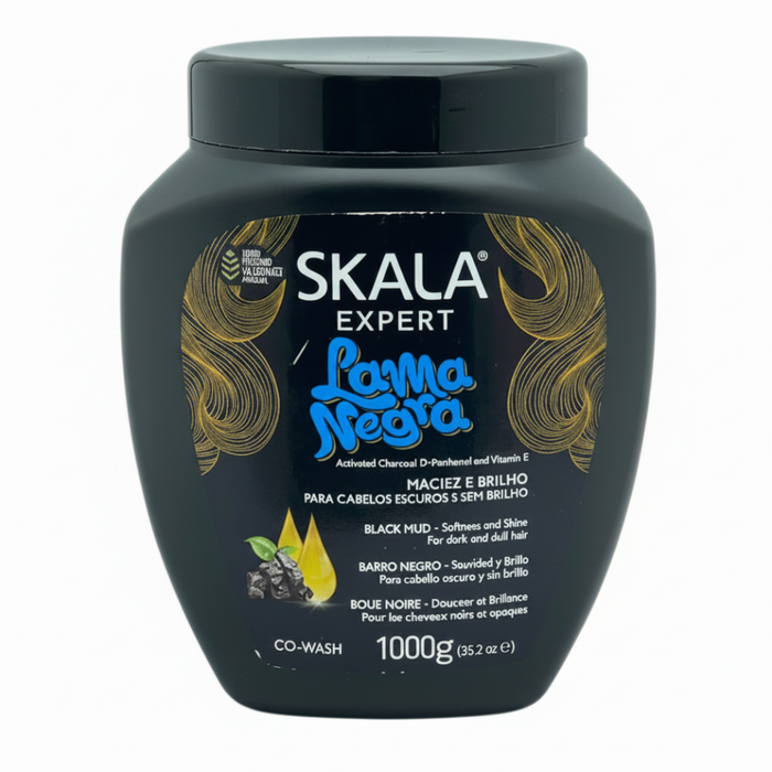 Skala lama negra co wash 1000g detox shine boost and deep moisture hair treatment for soft clean and healthy looking hair