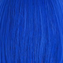 Sleek Big Afro Synthetic Wig Blue voluminous curly natural look afro hair wig bold fashion blue style