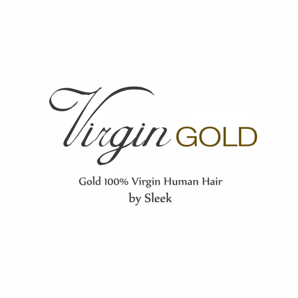 Sleek Eileen Virgin Gold human hair fringe wig premium straight black hair style box pack