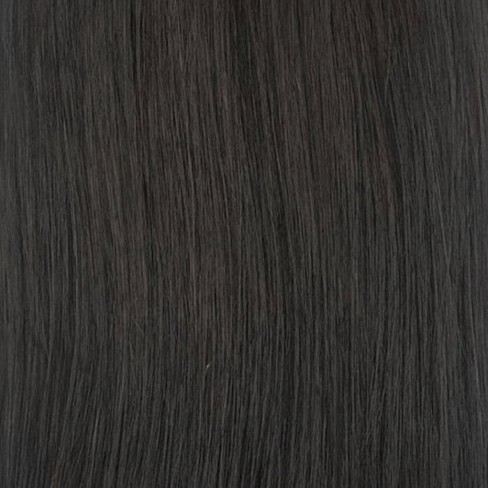 sleek fashion idol 101 closure piece 4x2 1b natural black scalp seamless blend hair closure