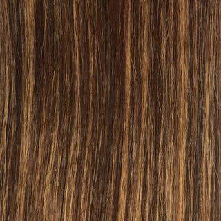 Sleek Fashion Idol 101 Hot EW clip-in hair extensions 5pcs 4/27 brown with blonde highlights natural volume lightweight easy styling hair pieces