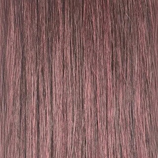 Sleek Fashion Idol 101 Hot Yaki weave 99J natural textured hair extension with deep burgundy tone