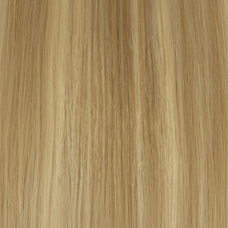 Sleek Fashion Idol 101 Hot Yaki weave P24/613 natural textured hair extension medium brown to blonde ombre styling