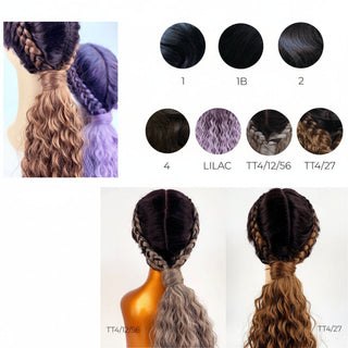 Sleek Leigh lace front wig natural look lightweight soft synthetic hair wig