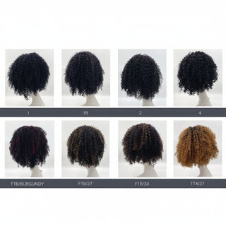 Sleek Evelyn curly synthetic wig with voluminous bouncy curls lightweight hair wig