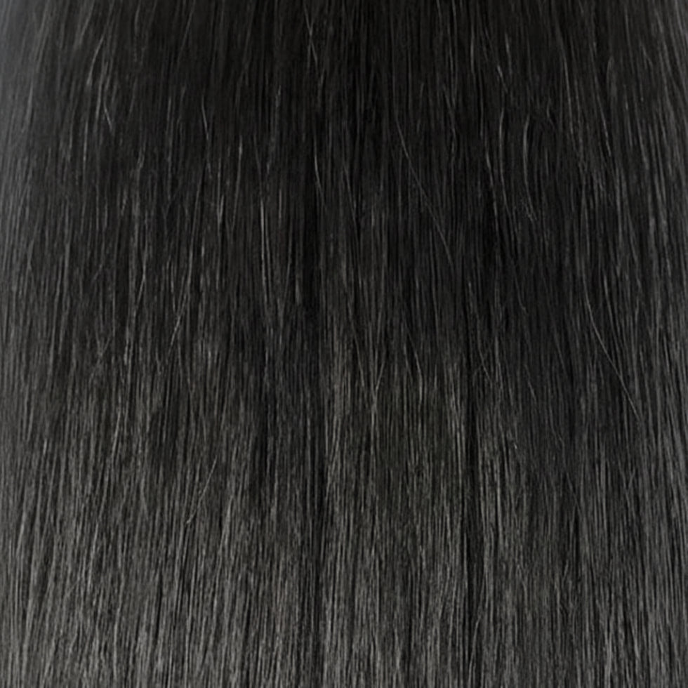 sleek hh wig audery 1 human hair natural black soft texture versatile styling