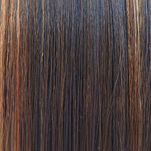 sleek hh wig audery fs1b 33 human hair ombre black to auburn soft texture natural look