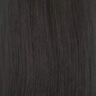 sleek hh wig mia 1b fashion idol short human hair layered curls natural dark brown soft lightweight ready to wear wig
