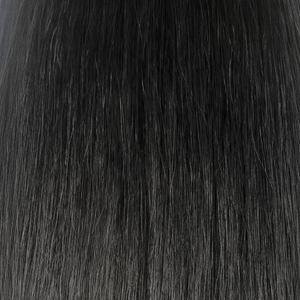 sleek hh wig mia 1 fashion idol short human hair layered curls natural black soft lightweight ready to wear wig
