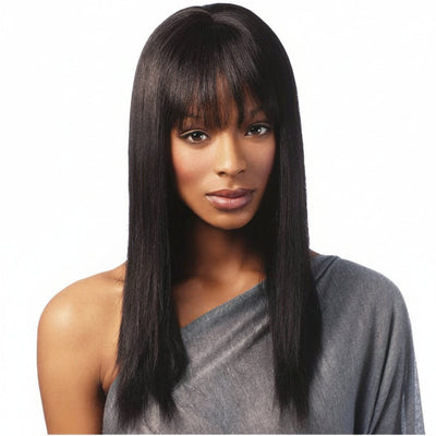Sleek HH wig superb natural looking human hair wig lightweight and comfortable daily wear style